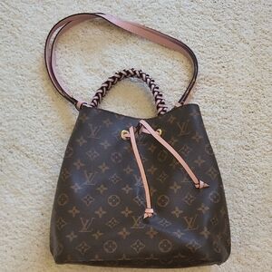 Louis Vuitton Brown and Pink Women's Bag